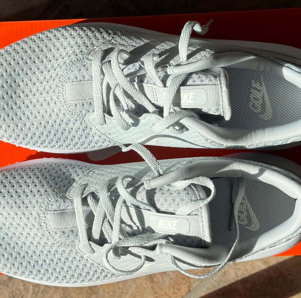 Nike Roshe G Golf Shoes Pure Platinum Metallic White CD6065-003